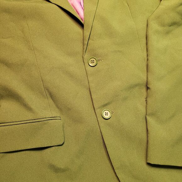 Opposuits Suit Blazer 42 Regular Green + Purple Lining DC JOKER COSPLAY with TAG - Picture 2 of 9